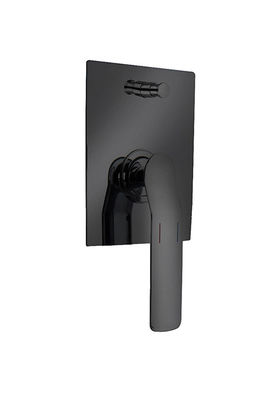 シングルレバー 隠し 2 方向 壁内 バス シャワー ミキサー ディバーター マット 黒 バス 銅 蛇口 OEM 雨 シャワー ヘッド シャワー
