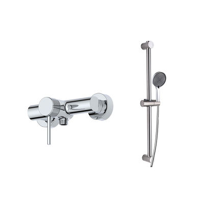 クロムブラス シングルレバー バスミキサー タップ OEM 壁掛け