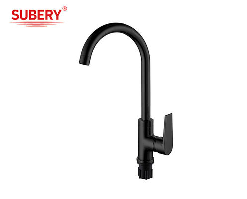 マット 黒の青銅 キッチンシンク水槽 冷たく熱く OEM シングルレバー